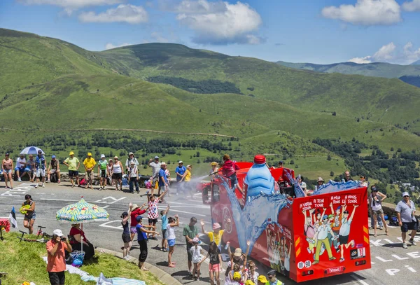 Vittel Fahrzeug - Tour de France 2014 — Stockfoto