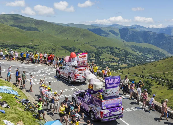 Przyczepa Haribo - Tour de France 2014 — Zdjęcie stockowe