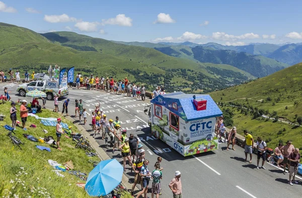 CFTC Vehicle - Tour de France 2014 — Stock Photo, Image