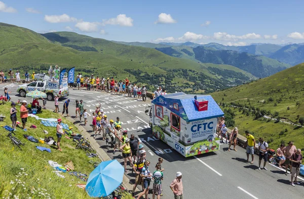 Veículo CFTC - Tour de France 2014 — Fotografia de Stock