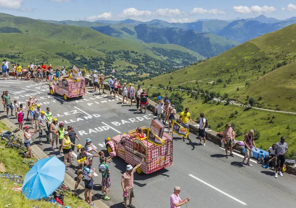 Przyczepa Cochonou - Tour de France 2014 — Zdjęcie stockowe