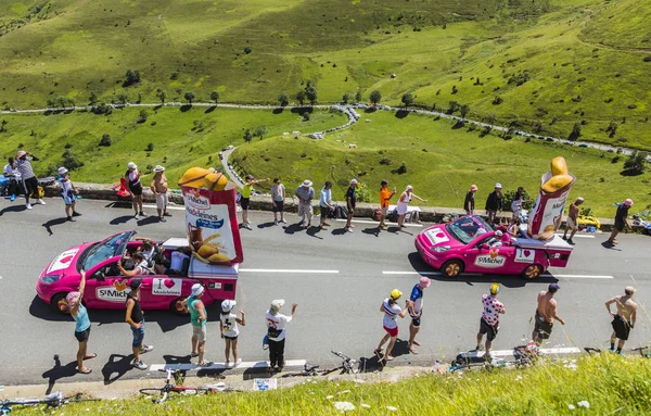 St. Michel Madeleines Caravan - Tour de France 2014 — Stock fotografie