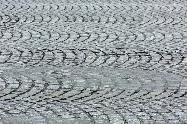 Detail of cobblestone road