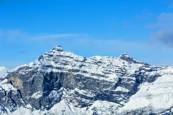 Pointe de plaat-de Franse Alpen — Stockfoto