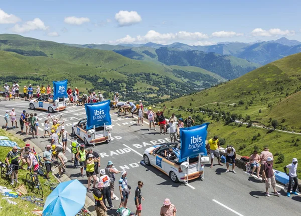 Ibis Προϋπολογισμός Caravan - Tour de France 2014 — Φωτογραφία Αρχείου