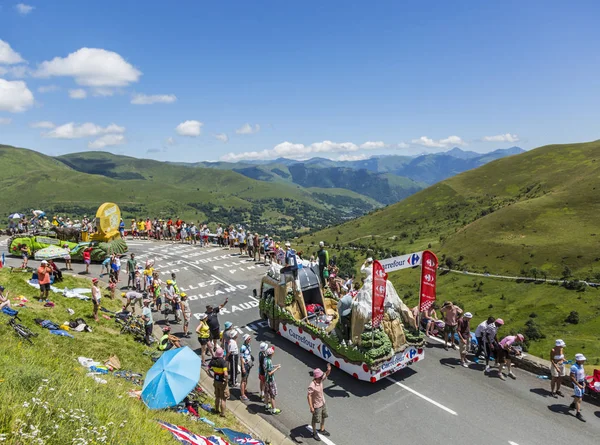 Carrefour Caravan - Tour de France 2014 — Stock Photo, Image