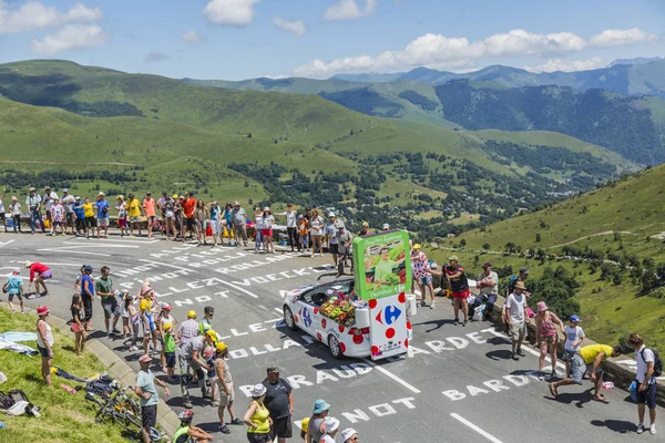 Carrefour Caravan - Tour de France 2014 — Stock Photo, Image