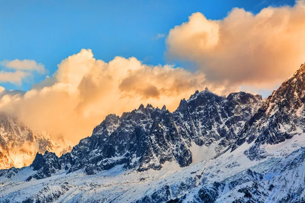 L'Aiguille du planı - French Alps — Stok fotoğraf