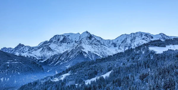 Mont blanc-massivet — Stockfoto