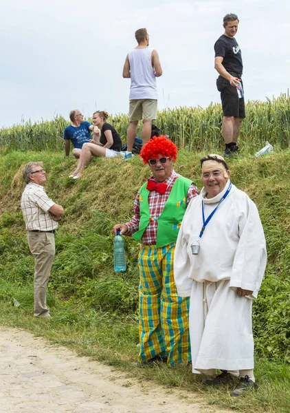 偽装観客 - ツールド フランス 2015 — ストック写真