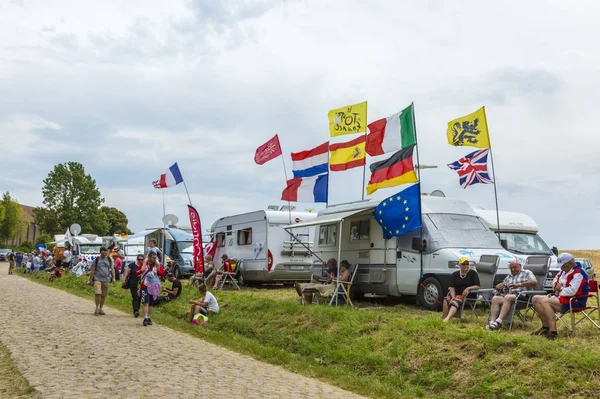 Fani - Tour de France 2015 — Zdjęcie stockowe