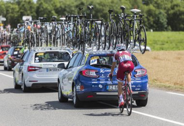 Bisikletçi Tiago Machado - Tour de France 2017