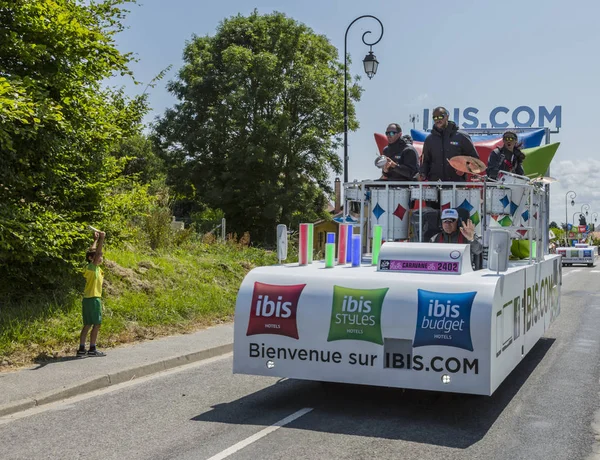 Ibis Ξενοδοχεία Caravan - Tour de France 2015 — Φωτογραφία Αρχείου