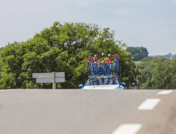 Samochód techniczny - Tour de France 2017 — Zdjęcie stockowe
