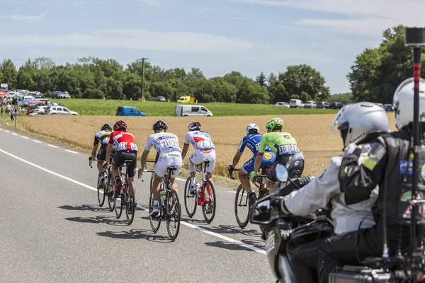 La fuga - Tour de France 2017 — Foto Stock