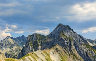 Peaks in Pyrenees Mountains clipart