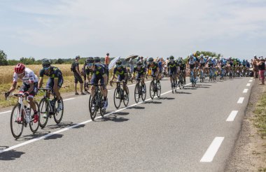 Takım Movistar Peloton - Tour de France 2017 yılında