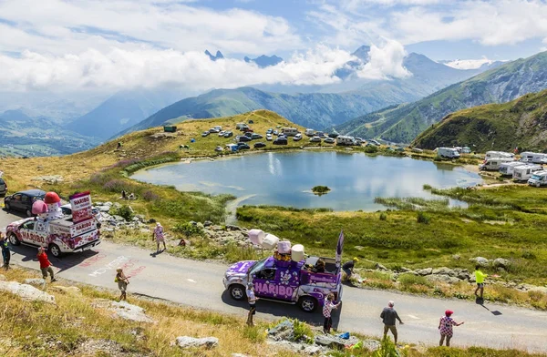 Haribo karavanda Alps - Tour de France 2015 — Stok fotoğraf