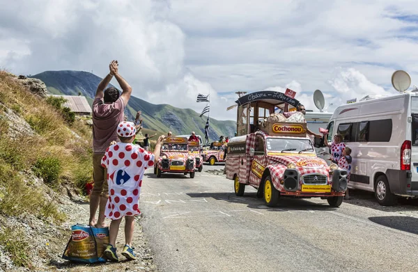 Kid in Polka-Dot Jersey - Tour de France 2015 — Stock Photo, Image