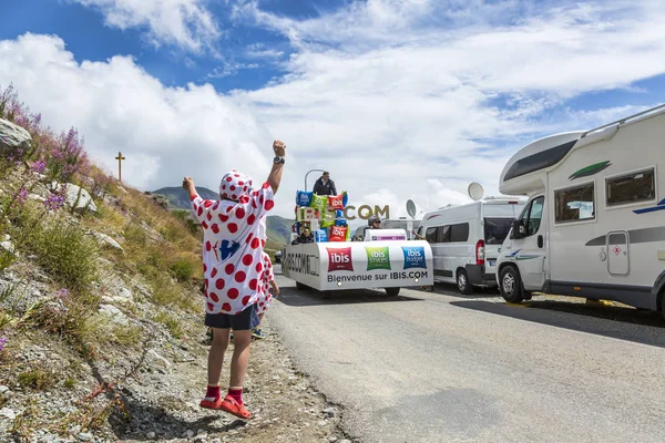 La alegría de la Caravana Publicitaria - Tour de France 2015 — Foto de Stock