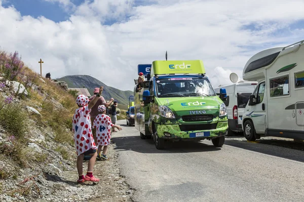Tanıtım karavan - Tour de France 2015 sevinci — Stok fotoğraf