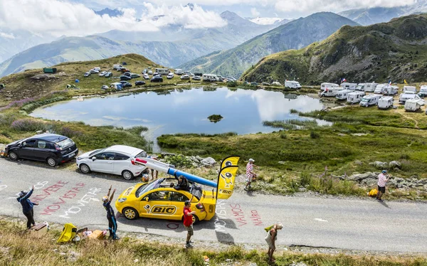 BIC Karavanı Alplerde - Fransa Turu 2015 — Stok fotoğraf