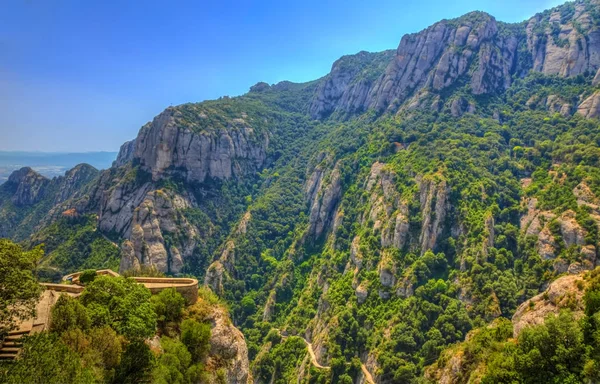 Berget Montserrat i Katalonien — Stockfoto