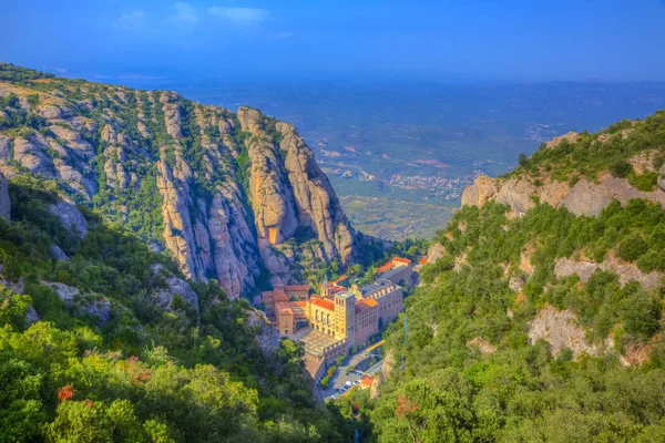 Montserrat klostret i Katalonien — Stockfoto