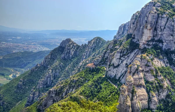 Berget Montserrat i Katalonien — Stockfoto