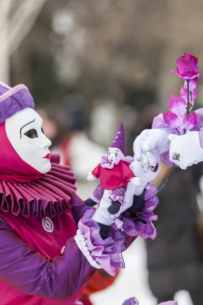 (Inggris) Hands Detail - Annecy Venetian Carnival 2013 — Stok Foto