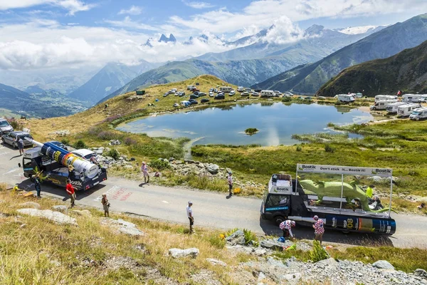 Bostik Caravan στις Άλπεις - Tour de France 2015 — Φωτογραφία Αρχείου
