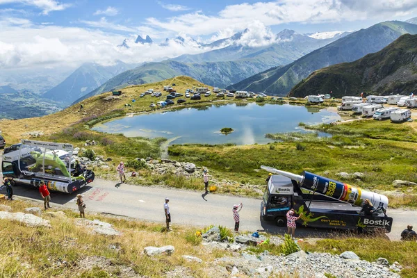 Bostik Caravan v Alpách - Tour de France 2015 — Stock fotografie