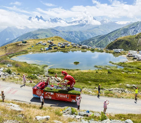 Vittel Caravan v Alpách - Tour de France 2015 — Stock fotografie