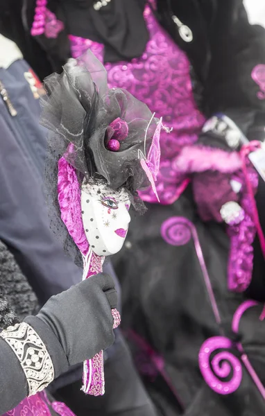 Costume Detail - Annecy Venetian Carnival 2013 — Stock Photo, Image