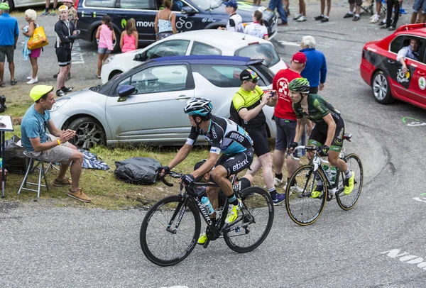 Δύο ποδηλάτες - Tour de France 2015 — Φωτογραφία Αρχείου