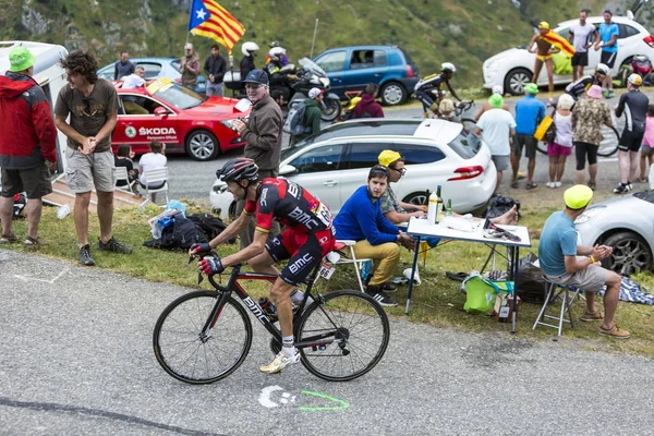 Ο ποδηλάτης Samuel Sanchez - Tour de France 2015 — Φωτογραφία Αρχείου