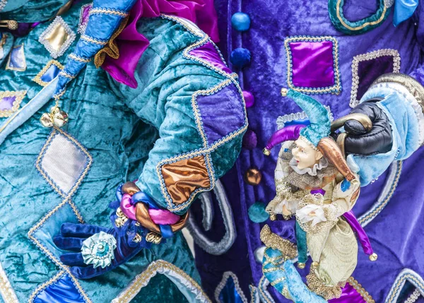 Деталь костюма - Аннесі венеціанський карнавал 2013 — стокове фото