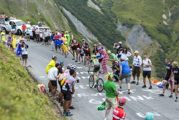 Велогонщик Дэн Мартин - Тур де Франс 2015 — стоковое фото
