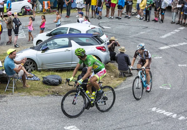 Two Cyclists - Tour de France 2015 — Stock Photo, Image
