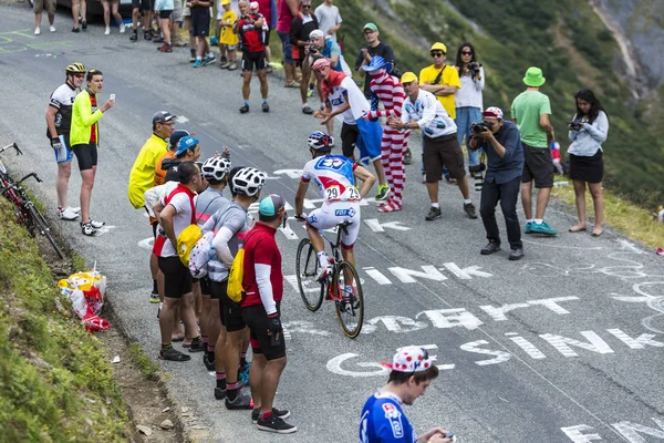 サイクリストのブノワ ・ Vaugrenard - ツールド フランス 2015 — ストック写真