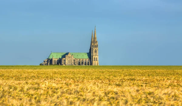Bizim hanımın Chartres Katedrali — Stok fotoğraf