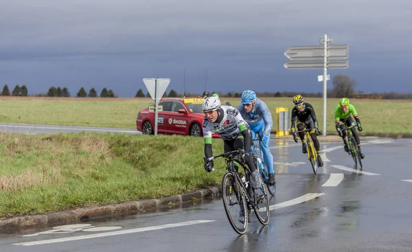 Breakaway - Paris-Nice 2017 — Stok fotoğraf