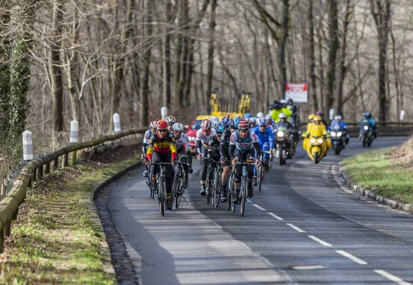 O Pelotão - Paris-Nice 2017 — Fotografia de Stock