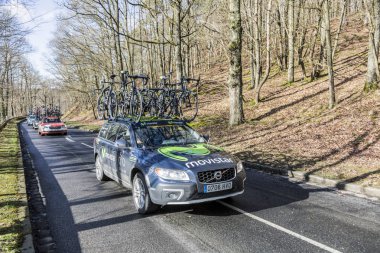Movistar Team - Paris-Nice 2017 araba
