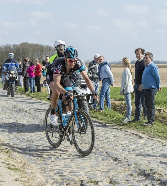 Le cycliste Ian Stannard - Paris Roubaix 2015 — Photo