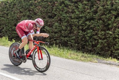 Bisikletçi Alexander Kristoff - kriter du Dauphine 2017