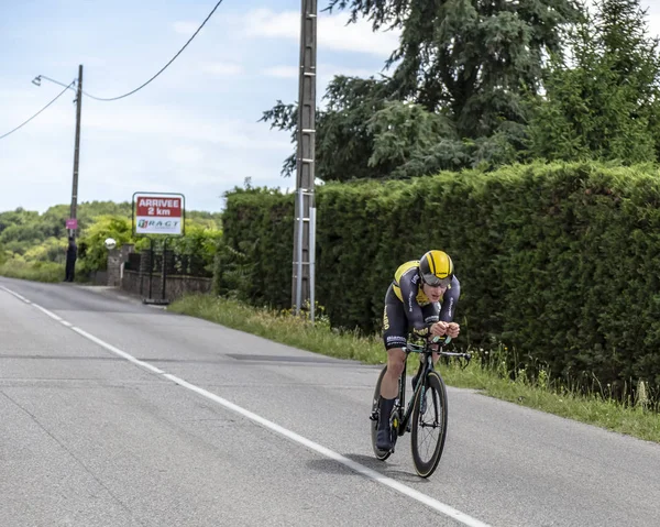 Il ciclista Gijs van Hoecke - Criterium du Dauphine 2017 — Foto Stock