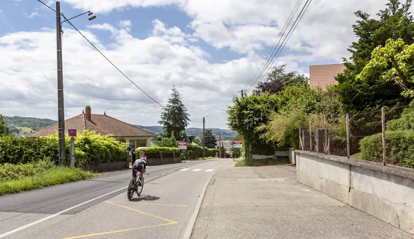 Bourgoin Jallieu França Maio 2017 Ciclista Croata Kristijan Durasek Dos — Fotografia de Stock