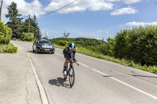 Bourgoin Jallieu Francia Maggio 2017 Ciclista Spagnolo David Lopez Garcia — Foto Stock