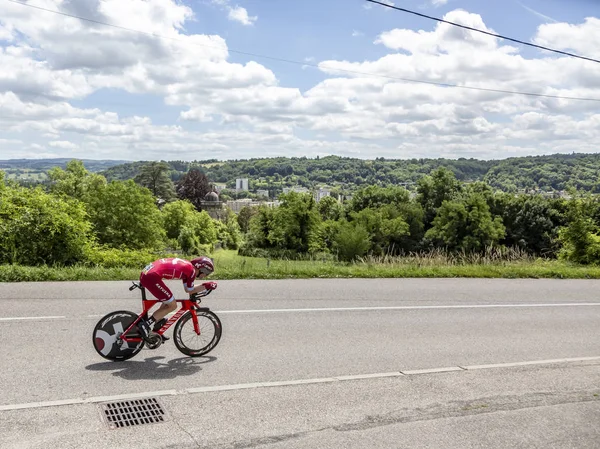 Bourgoin Jallieu France May 2017 Danish Cyclist Michael Morkov Katusha — Stock Photo, Image